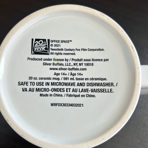 "Office Space" Work Sucks! Coffee Cup - Picture 4 of 4